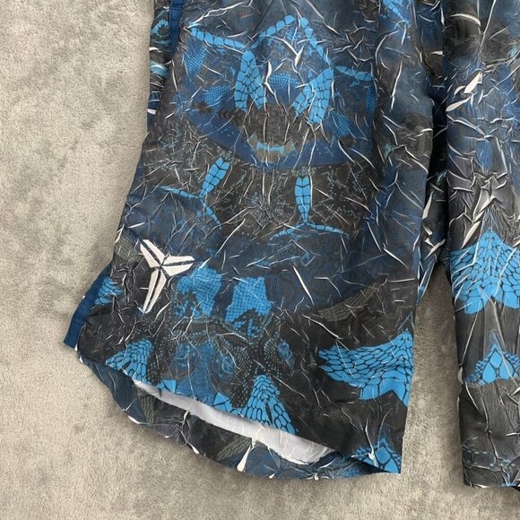 Nike Shorts Mens M Kobe Bryant Emerge Hyper Elite Reptile Print Blue Basketball - Picture 5 of 11